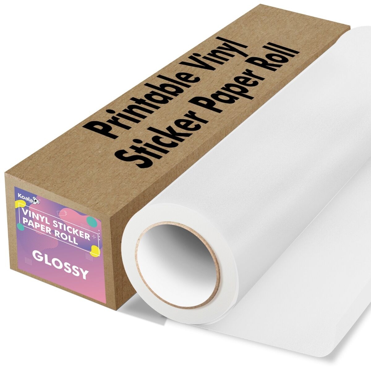 Koala Printable Vinyl Sticker Paper Roll 13 In X 32 8FT For Inkjet Printers A3 EBay