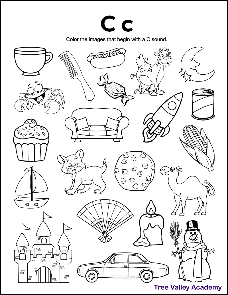 Free Printable Letter C Worksheets