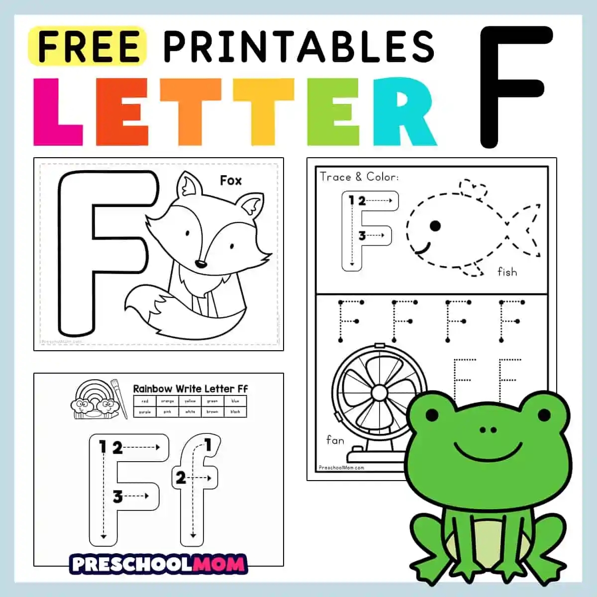 letter f preschool printables preschool mom