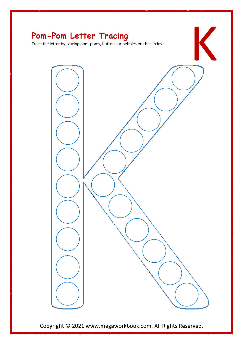 Letter K Printable Worksheets