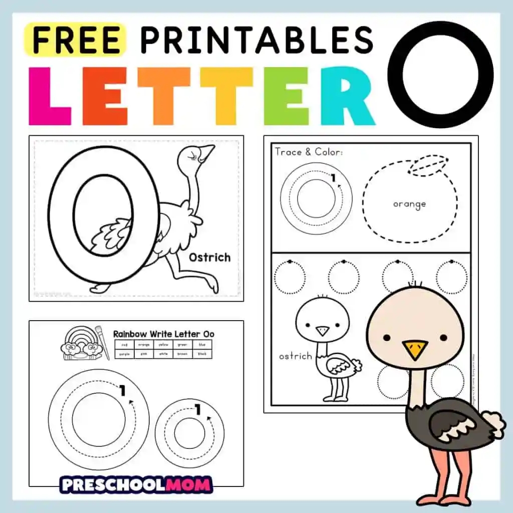 letter o preschool printables preschool mom