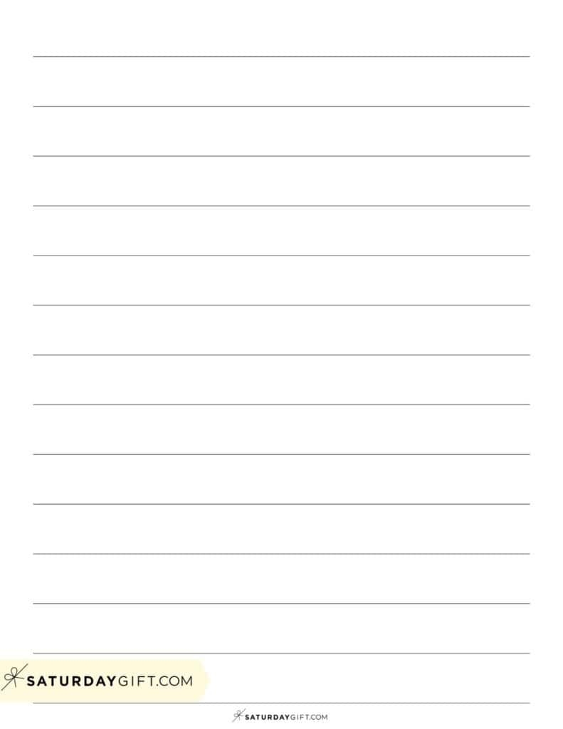 Lined Paper Printable Templates 38 Free Printables SaturdayGift