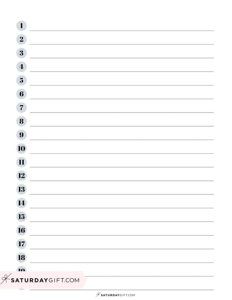 Blank Lined Paper Printable Free