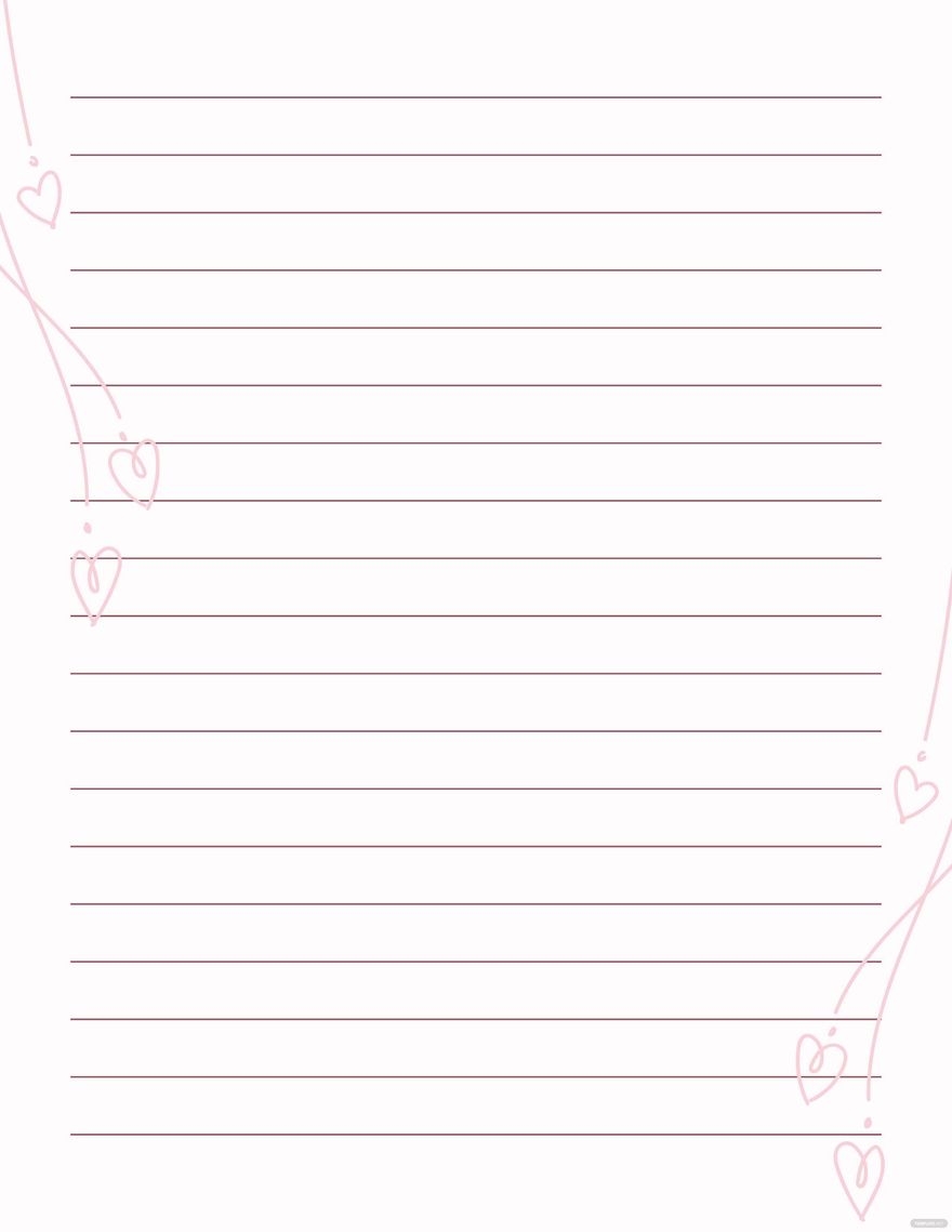 Blank Paper With Lines Printable