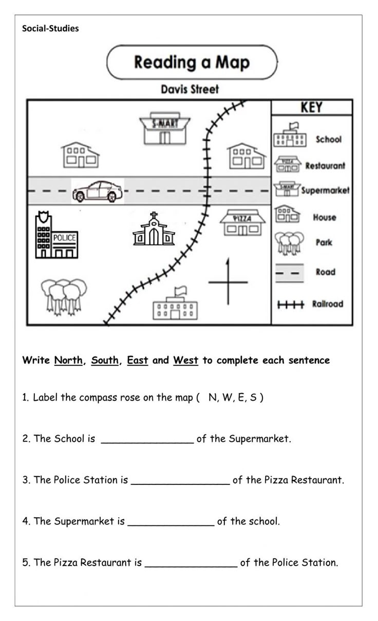 Map community Worksheet