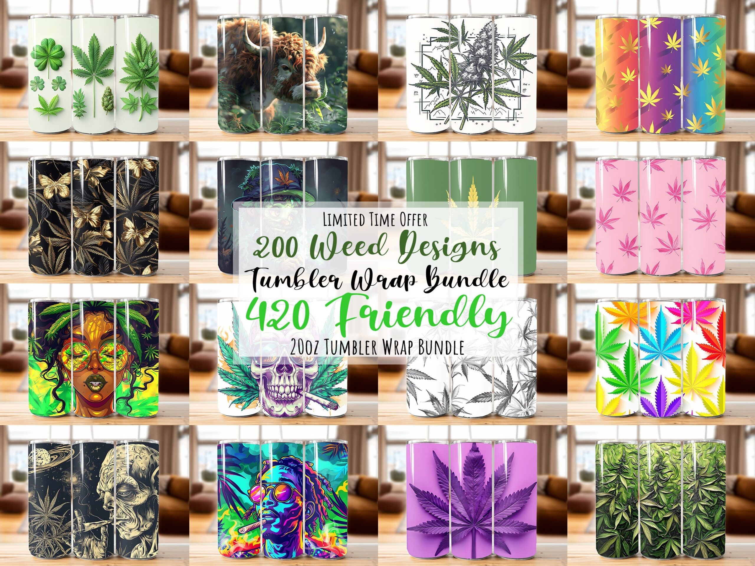 Stoner Gift Wrapo Paper Artwork Printable