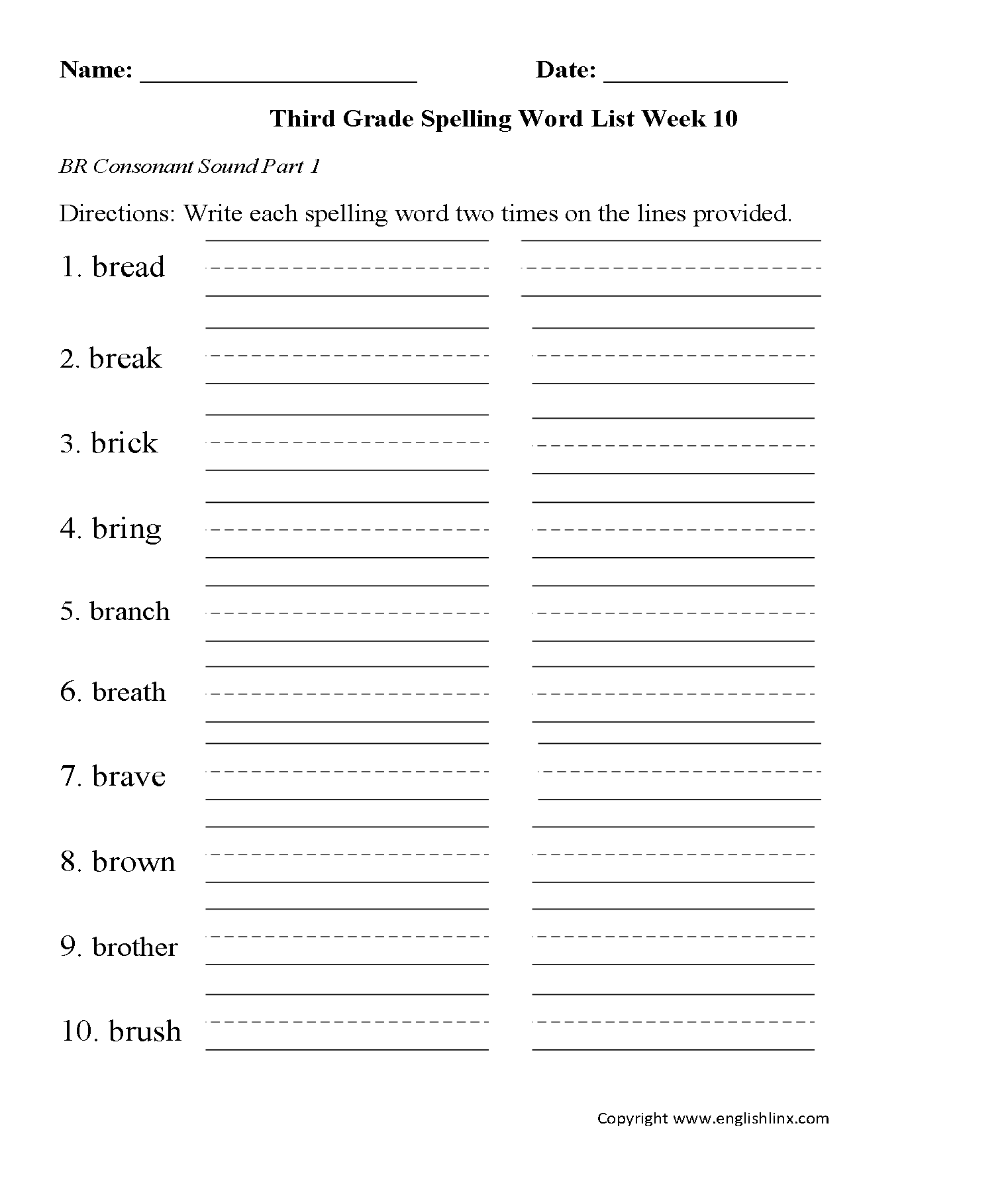 K12 Free Printable Worksheets