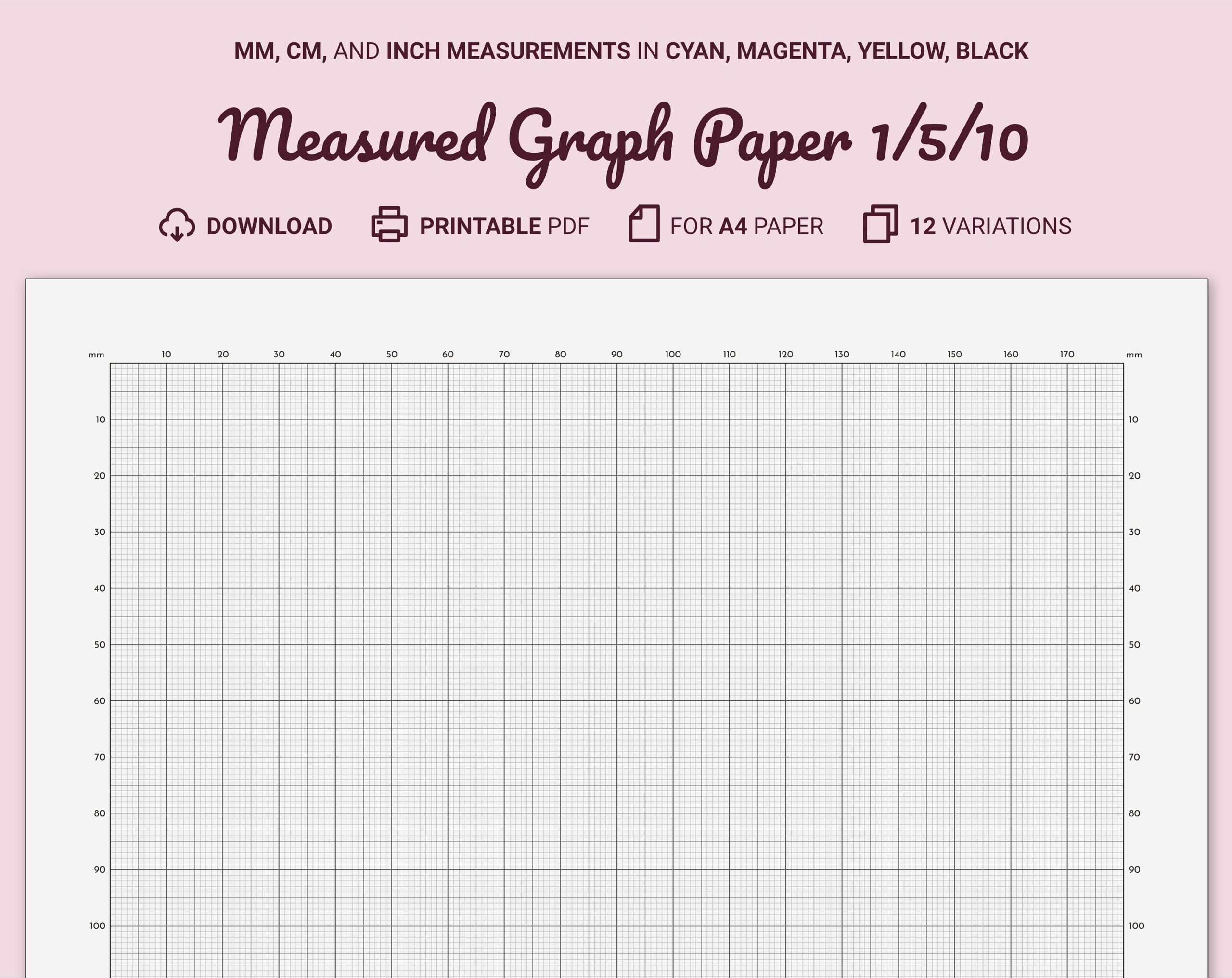 Printable Centimeter Grid Paper