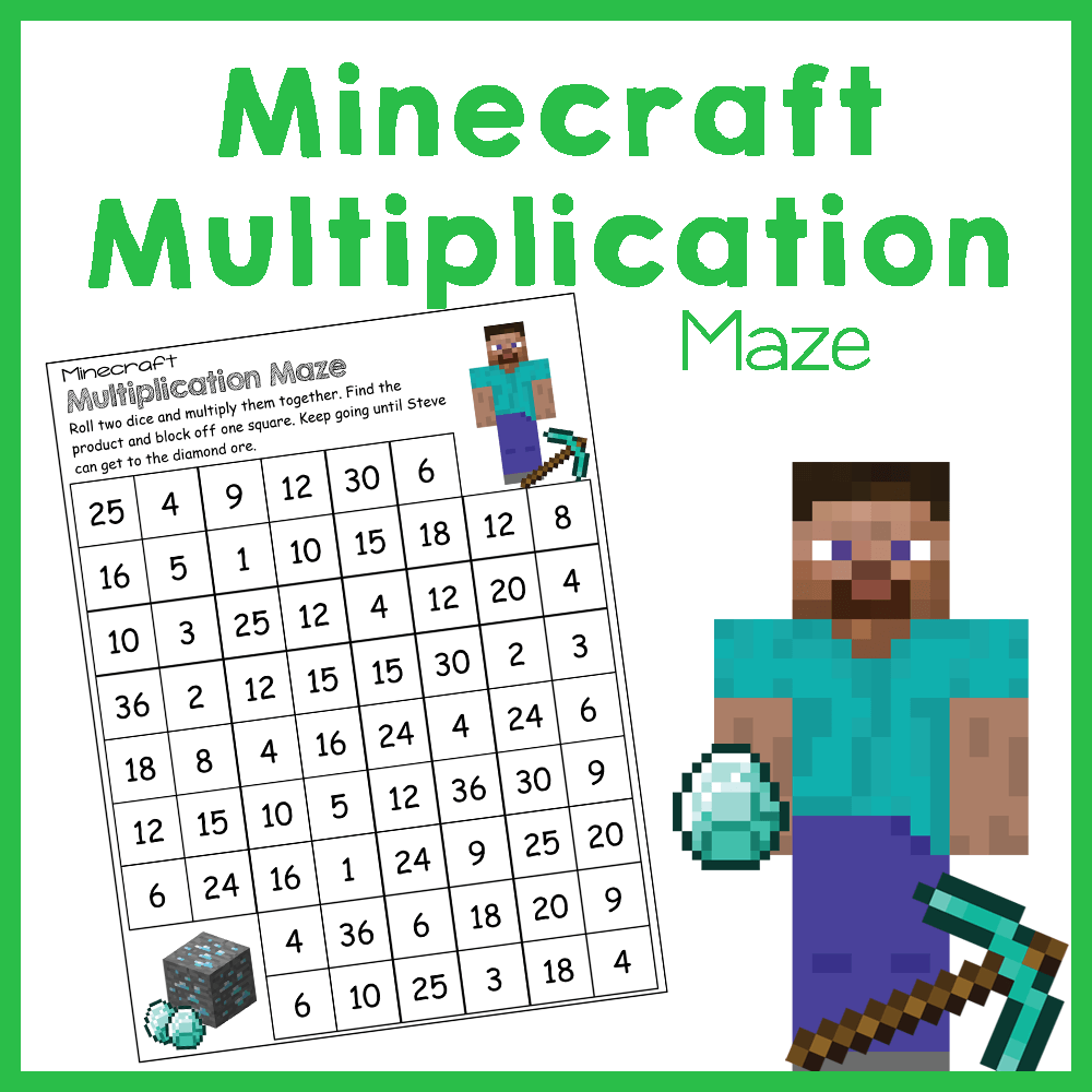 Minecraft Printable Worksheets