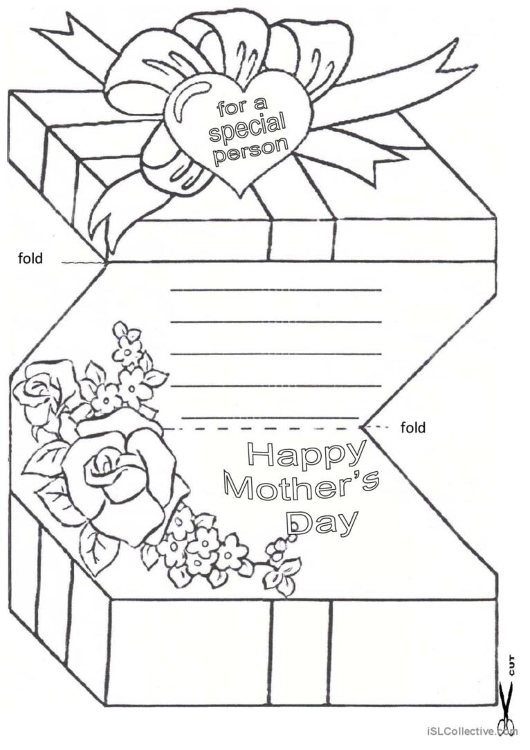 Mother s Day Card English ESL Worksheets Pdf Doc