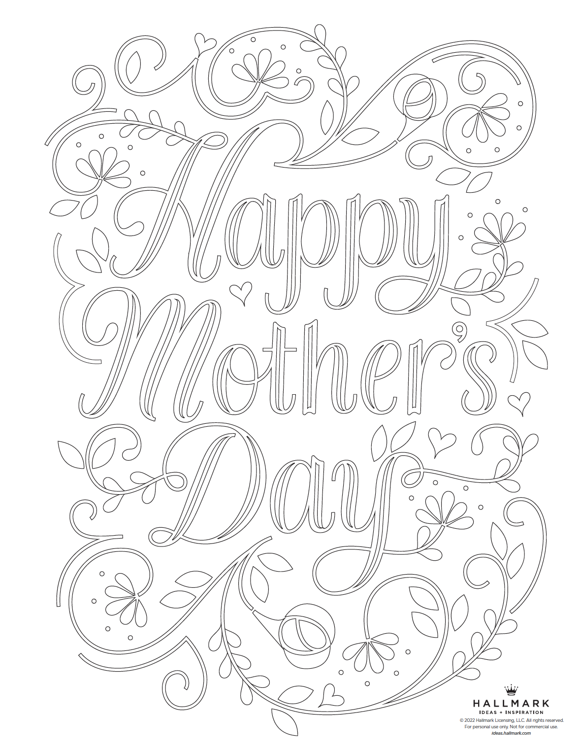 Printable Mother\'s Day Worksheets Pdf