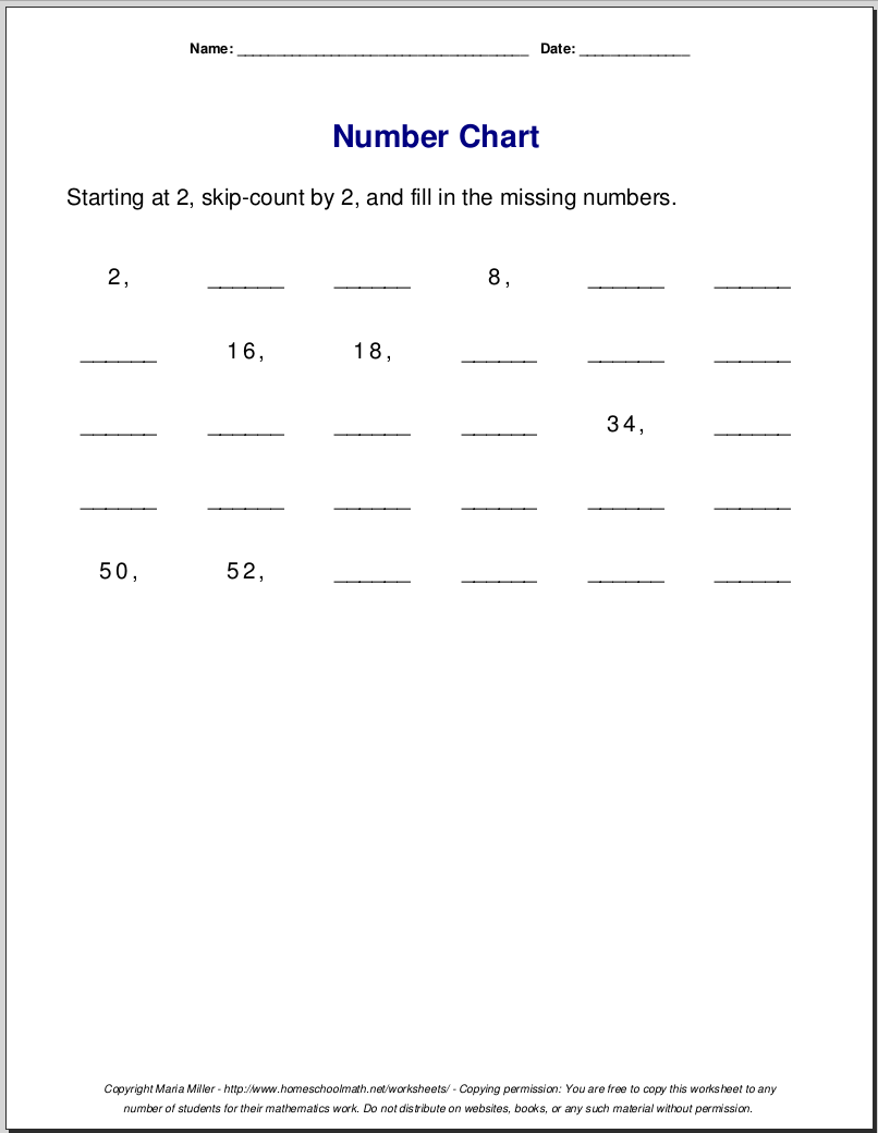 Free Printable Multiplication Worksheets Grade 3