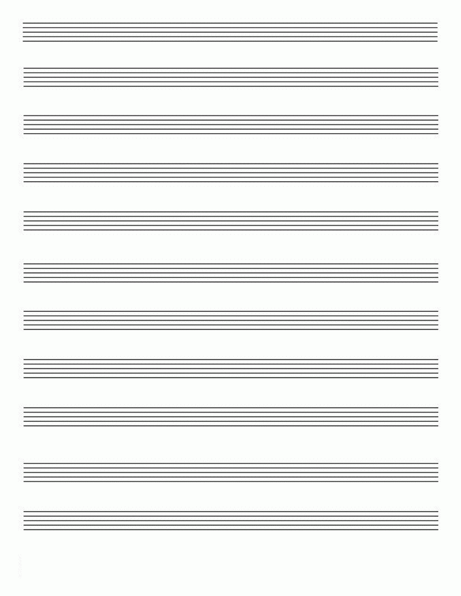Music Stave Printable Printable Party Favors