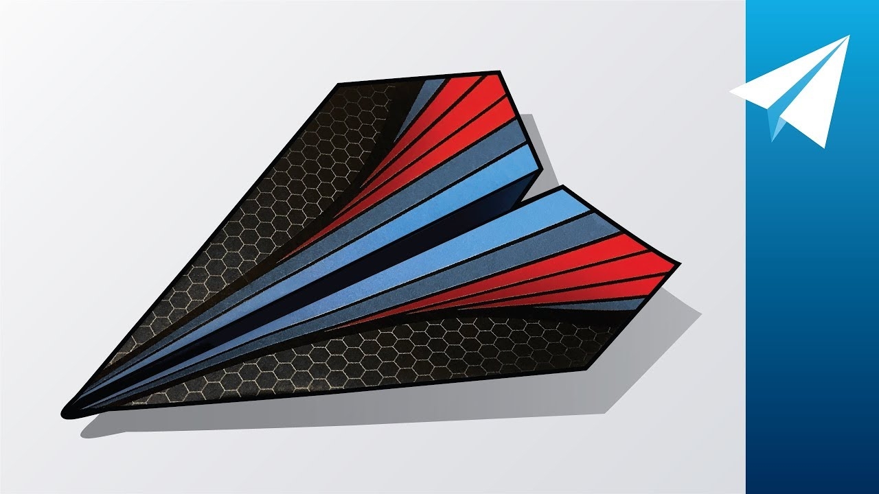 Paper Airplane Design Printable Foldable Flight Templates