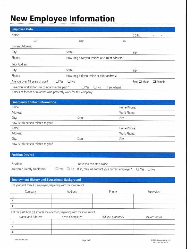 New Hire Paperwork Printable Pdf Fill Online Printable Fillable Blank PdfFiller
