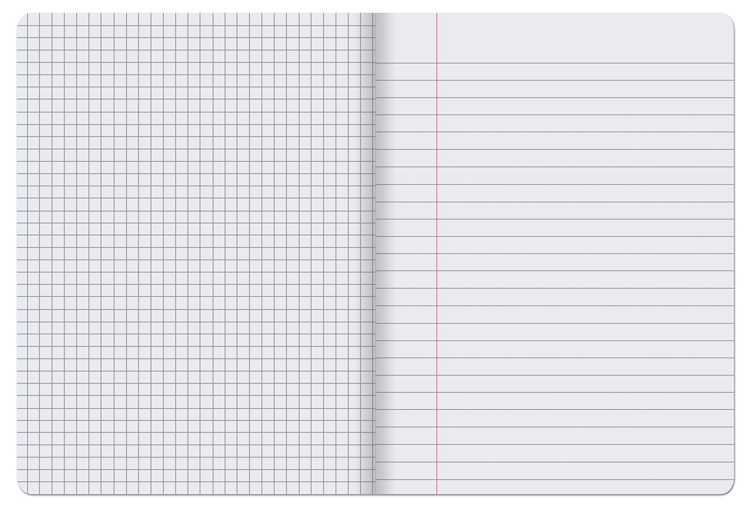Pacon Dual Ruled Composition Book Dark Gray 1 4 Grid 3 8 Wide Ruled 9 3 4 X 7 1 2 100 Sheets Buy Online At Best Price In KSA Souq Is Now Amazon sa Office Products