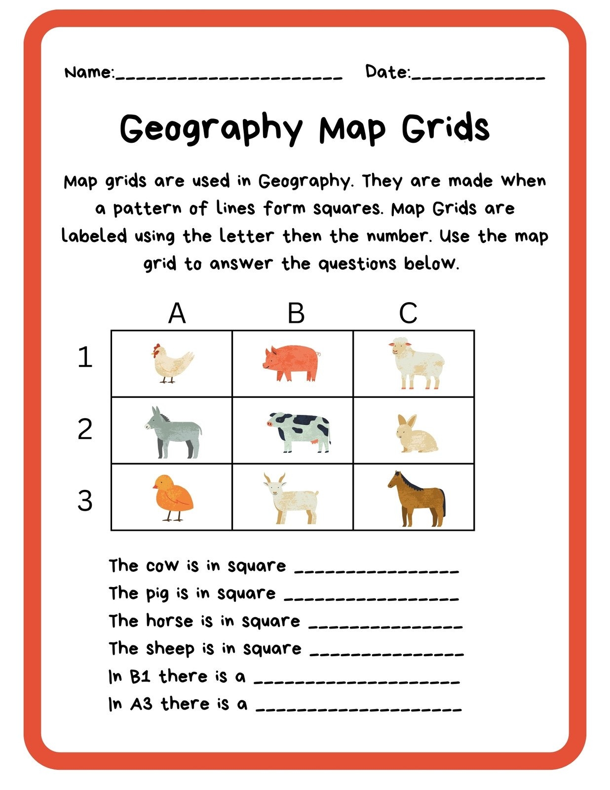 Page 2 Free Printable Social Studies Worksheet Templates Canva