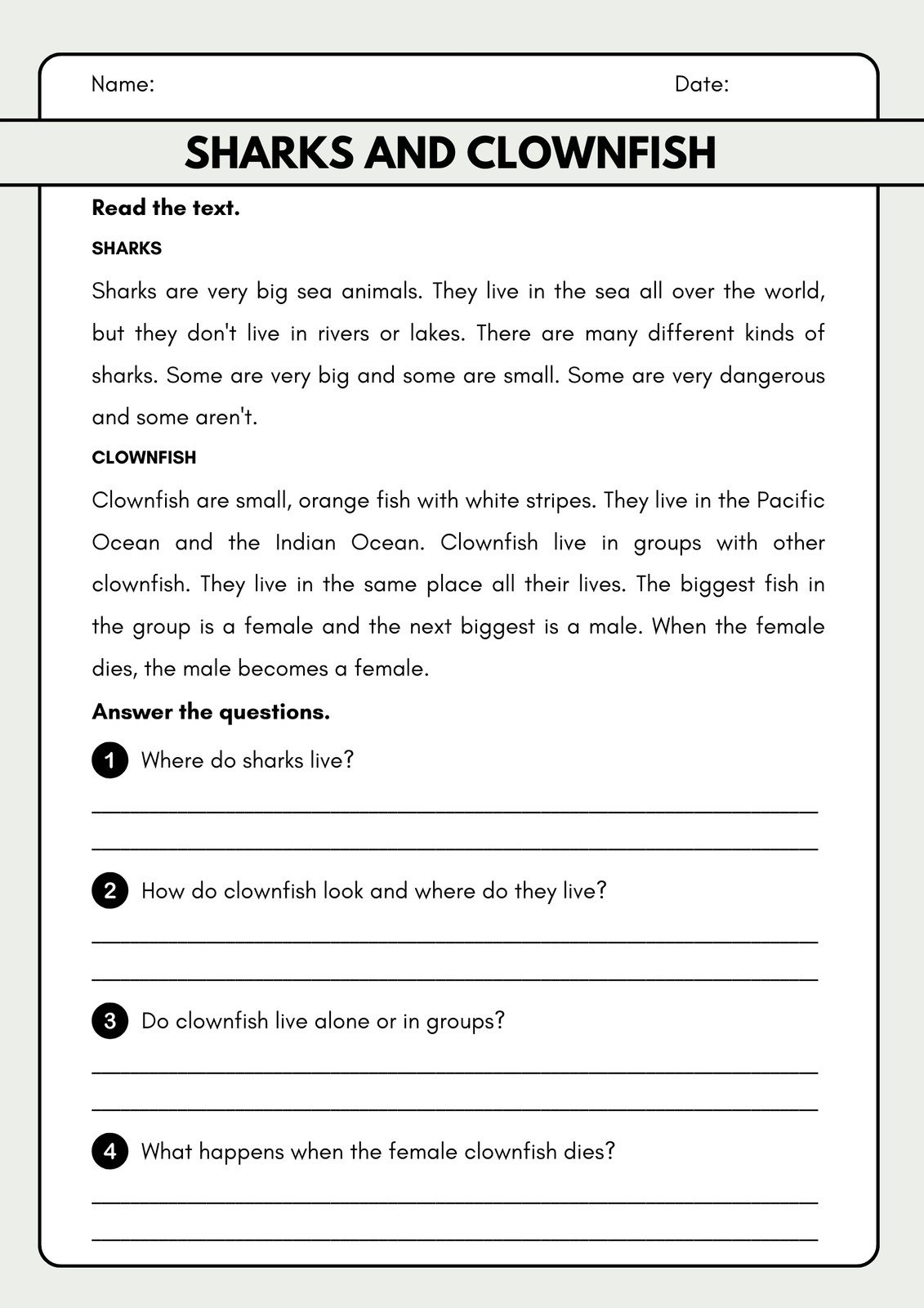 Page 3 Customize 347 Reading Comprehension Worksheets Templates Online Canva