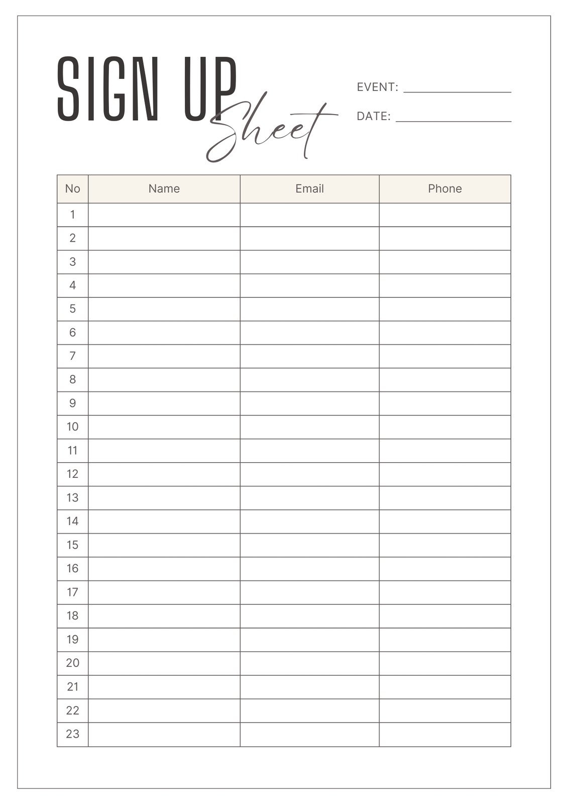 Page 3 Free Editable Printable Document Templates Canva