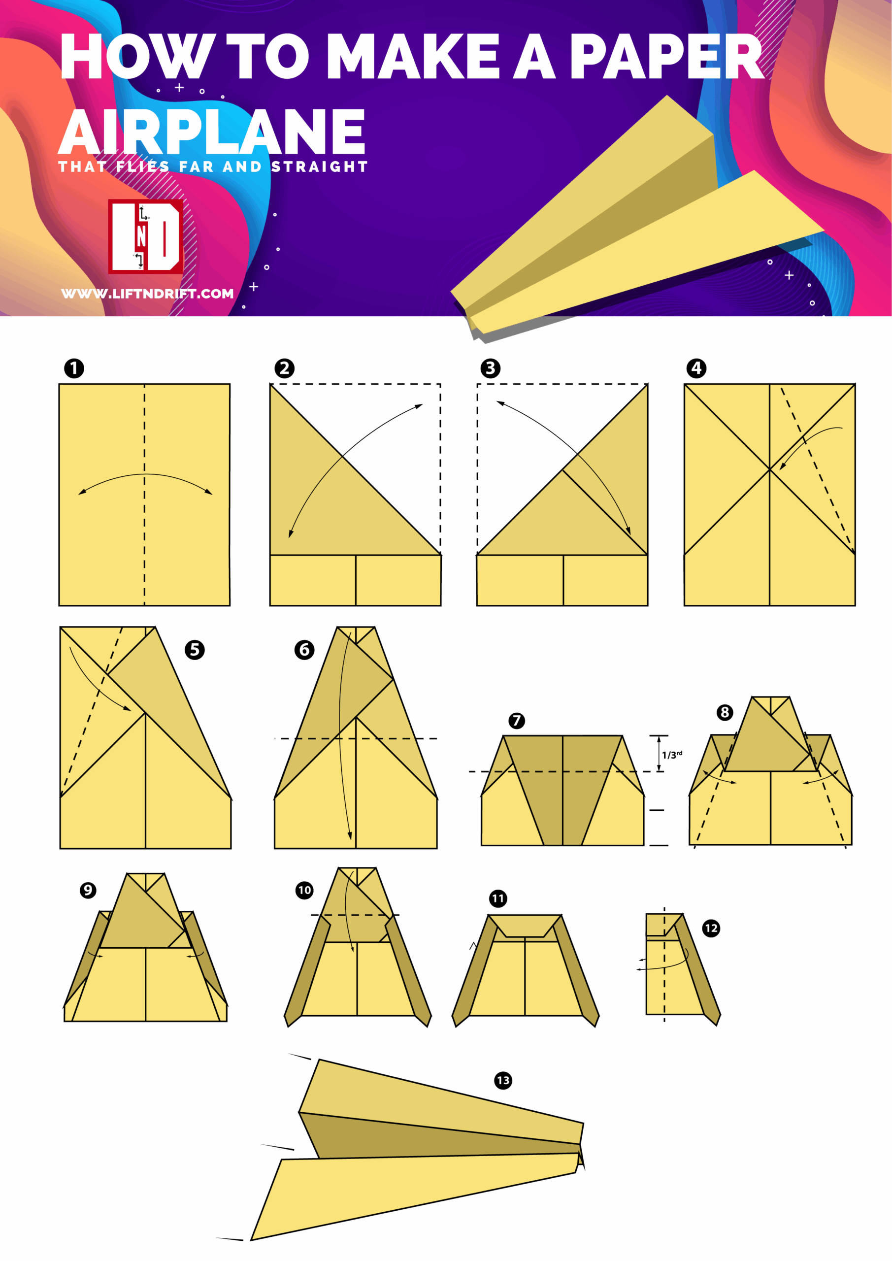 Free Printable Paper Airplane Templates Pdf