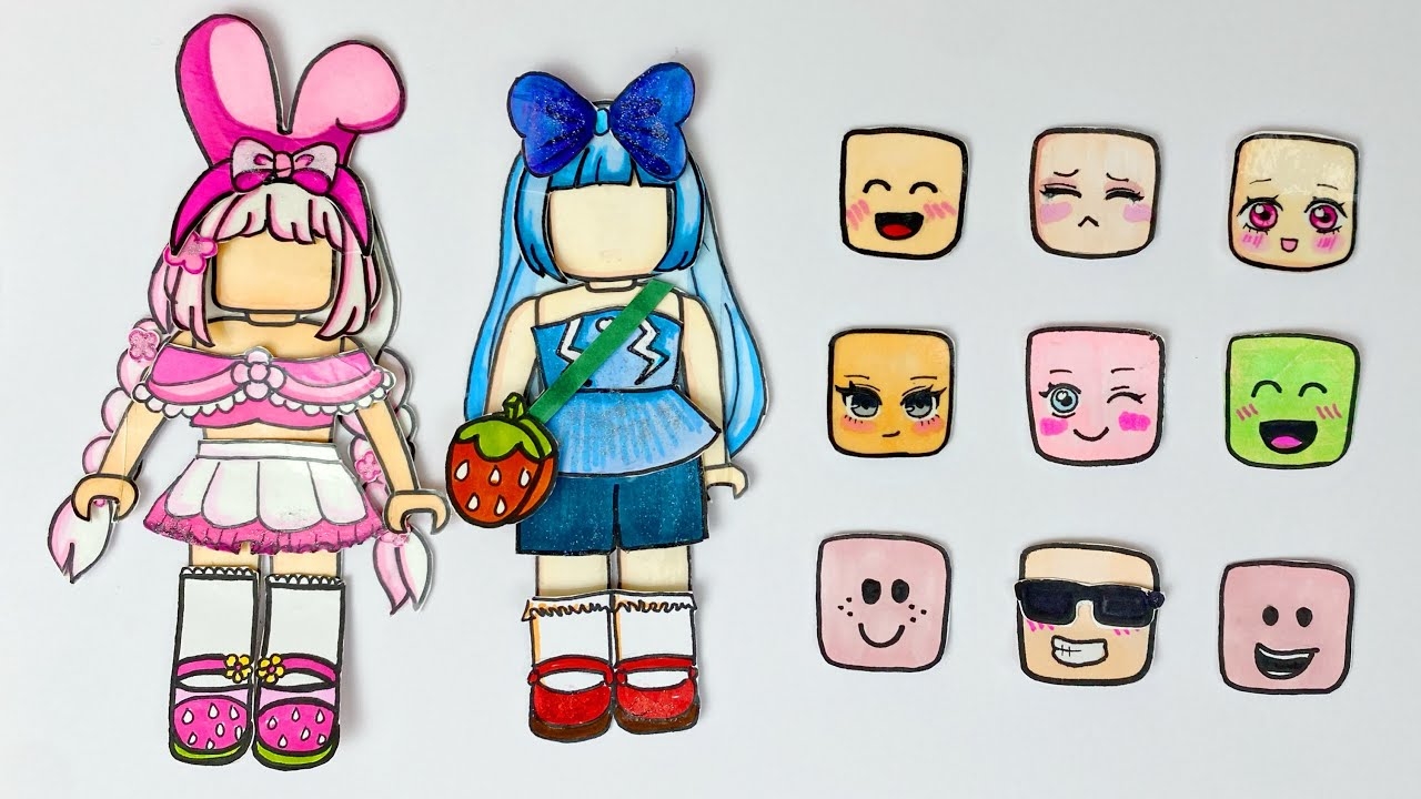 Roblox Paper Doll Printable