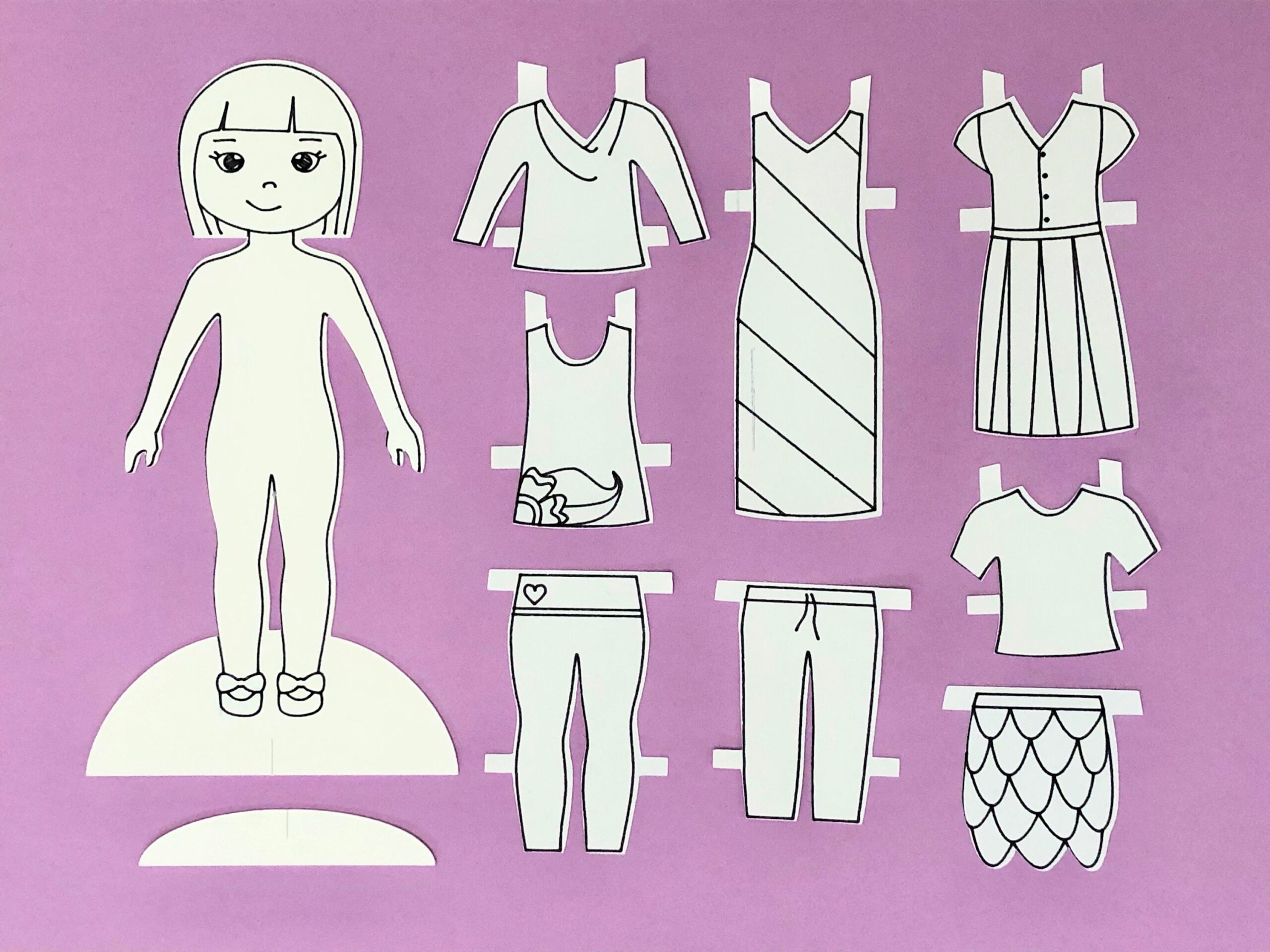 Paper Dolls Cut Outs Printable
