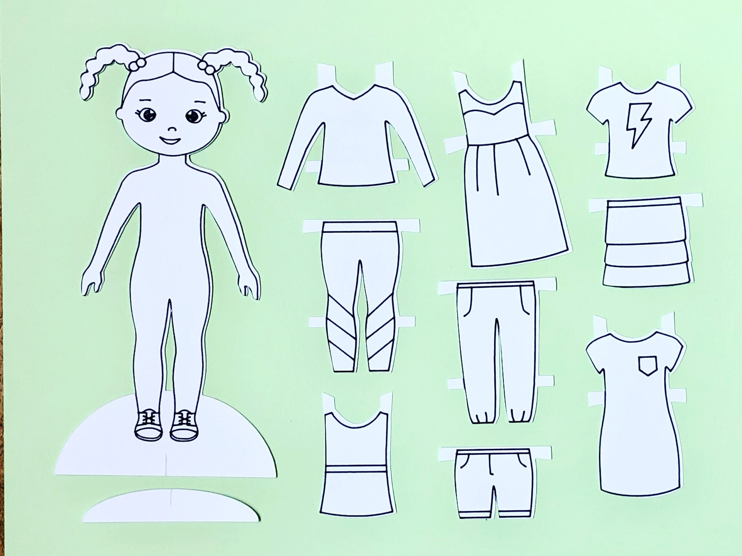 Paper Doll Cut Out Printable