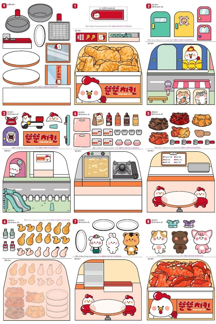 Paper Food Printable