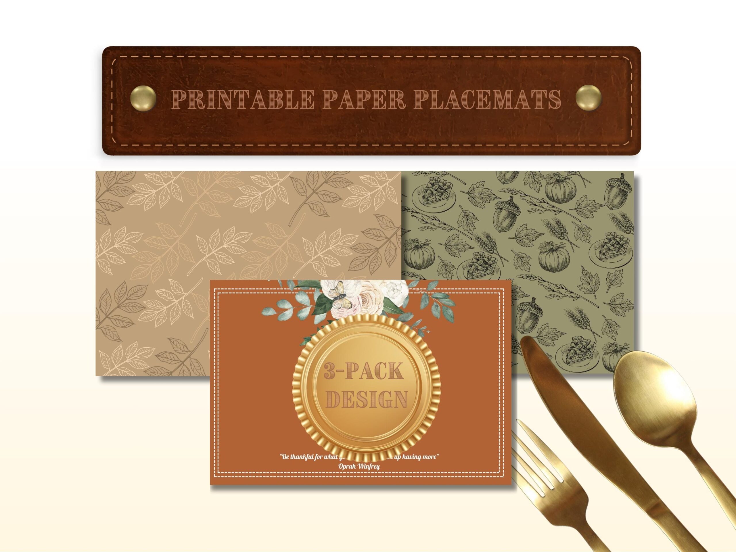 Printable Paper Placemats