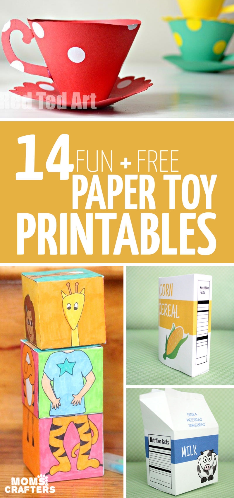 Paper Toy Templates 14 Free Printables To Craft And Play 