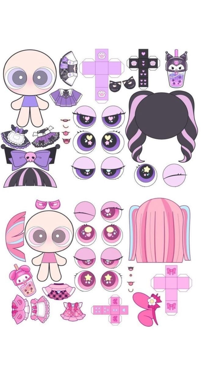 Pin By Amy Ottoson On Kawaii Paper Doll Template Hello Kitty Colouring Pages Hello Kitty Crafts