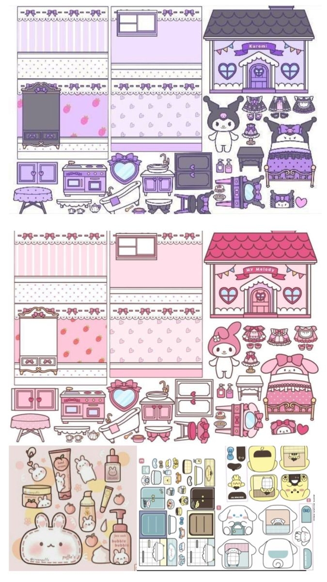 Pin By Karen Espinoza Espinoza On Paper Crafts Paper Dolls Book Paper Dolls Diy Hello Kitty Crafts