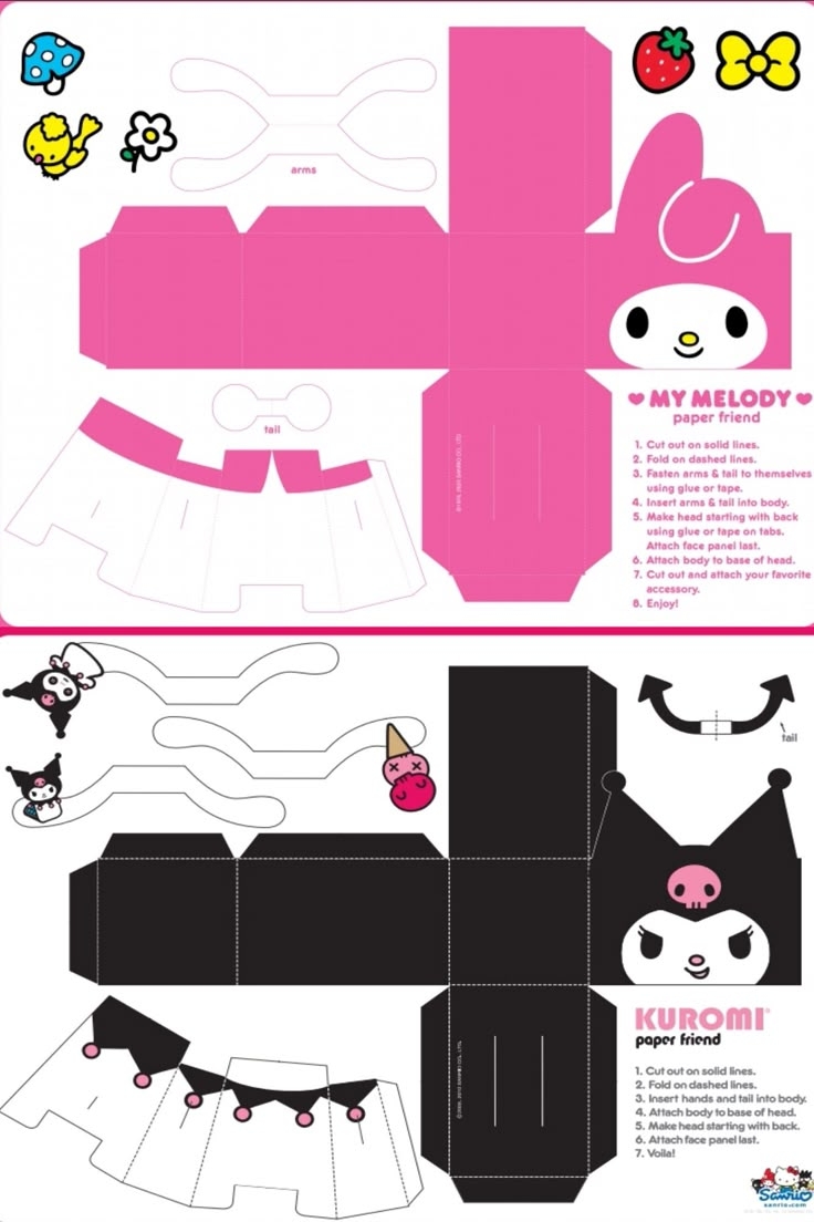 Pin By Leandra Castro On Fa a Voc Mesmo Hello Kitty Crafts Paper Doll Template Hello Kitty Wallpaper