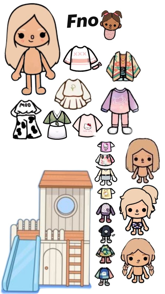 Toca Boca Paper Doll Printable Free