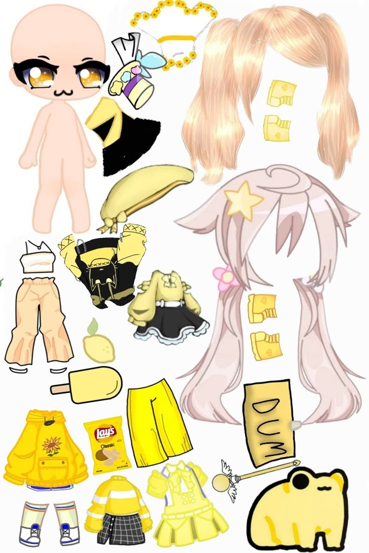Pin By Nimsi Elisa On Plantillas Gacha Life Paper Doll Template Paper Dolls Clothing Anime