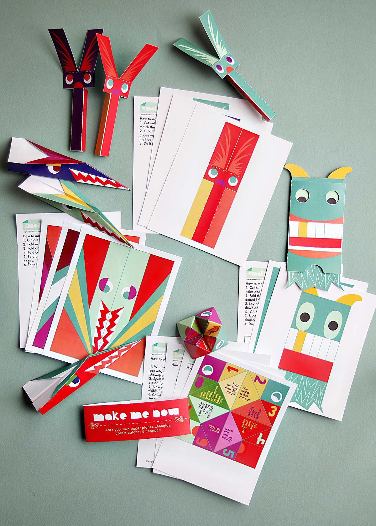 Printable Paper Toys