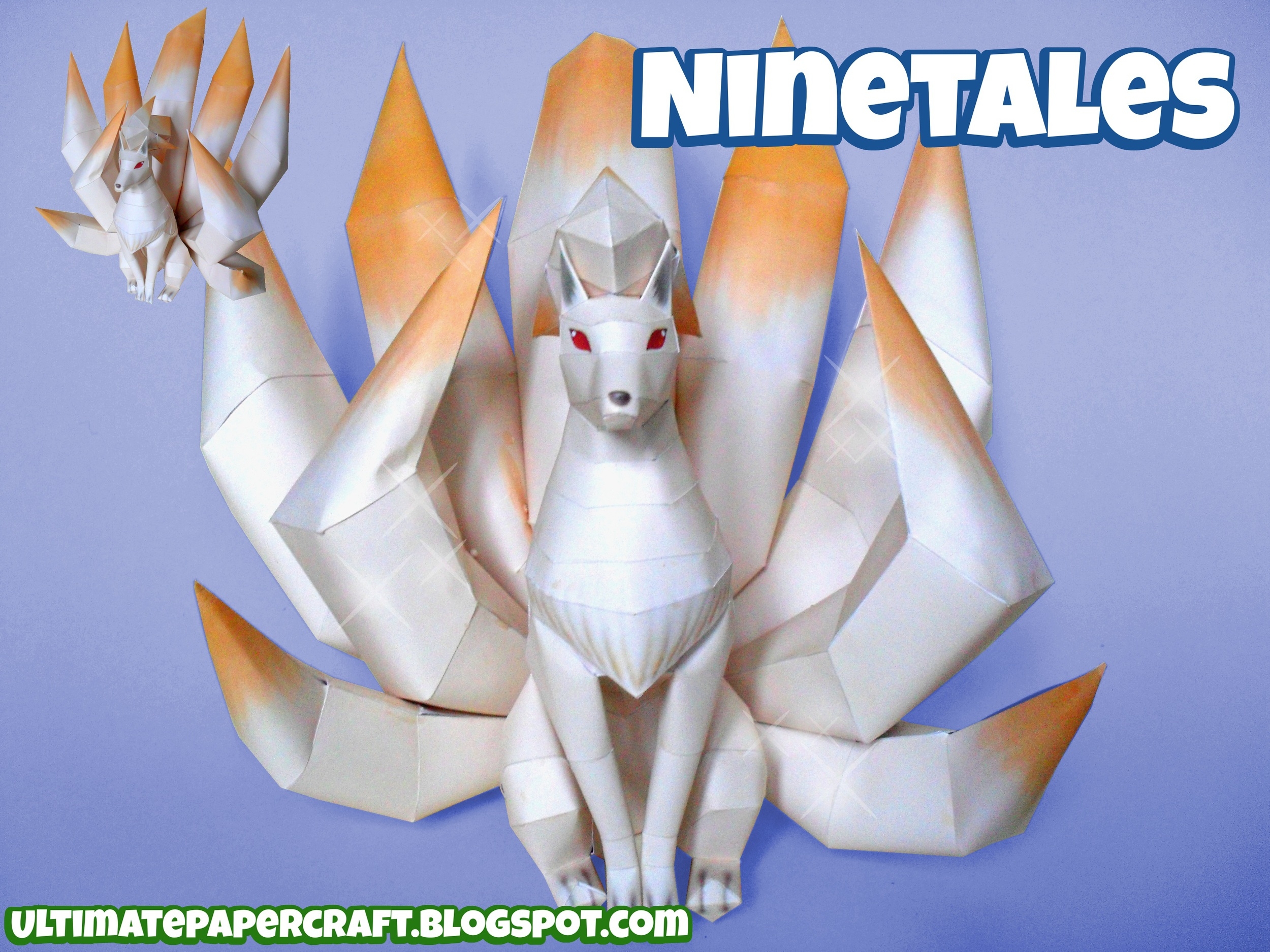 Pok mon Papercraft Ninetales Paper Duplicator