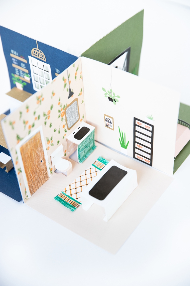 Printable Paper Doll House