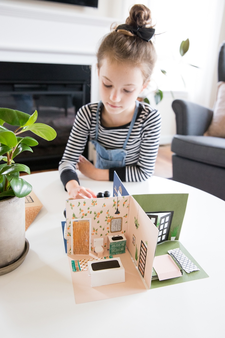 Pop Up Paper Doll House Free Cut Files 