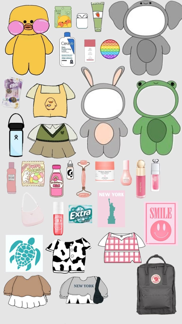 Preppy paperanimals crafts print duck cute