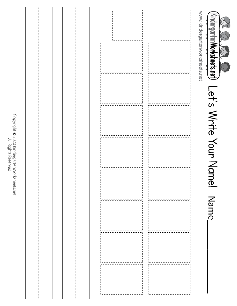 Printable Name Practice Worksheets