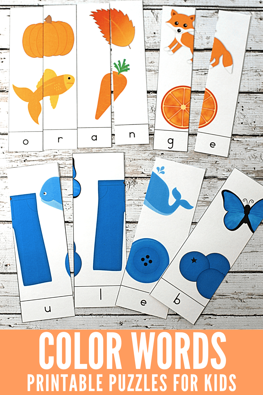 Printable Color Word Puzzles Fun Learning For Preschoolers