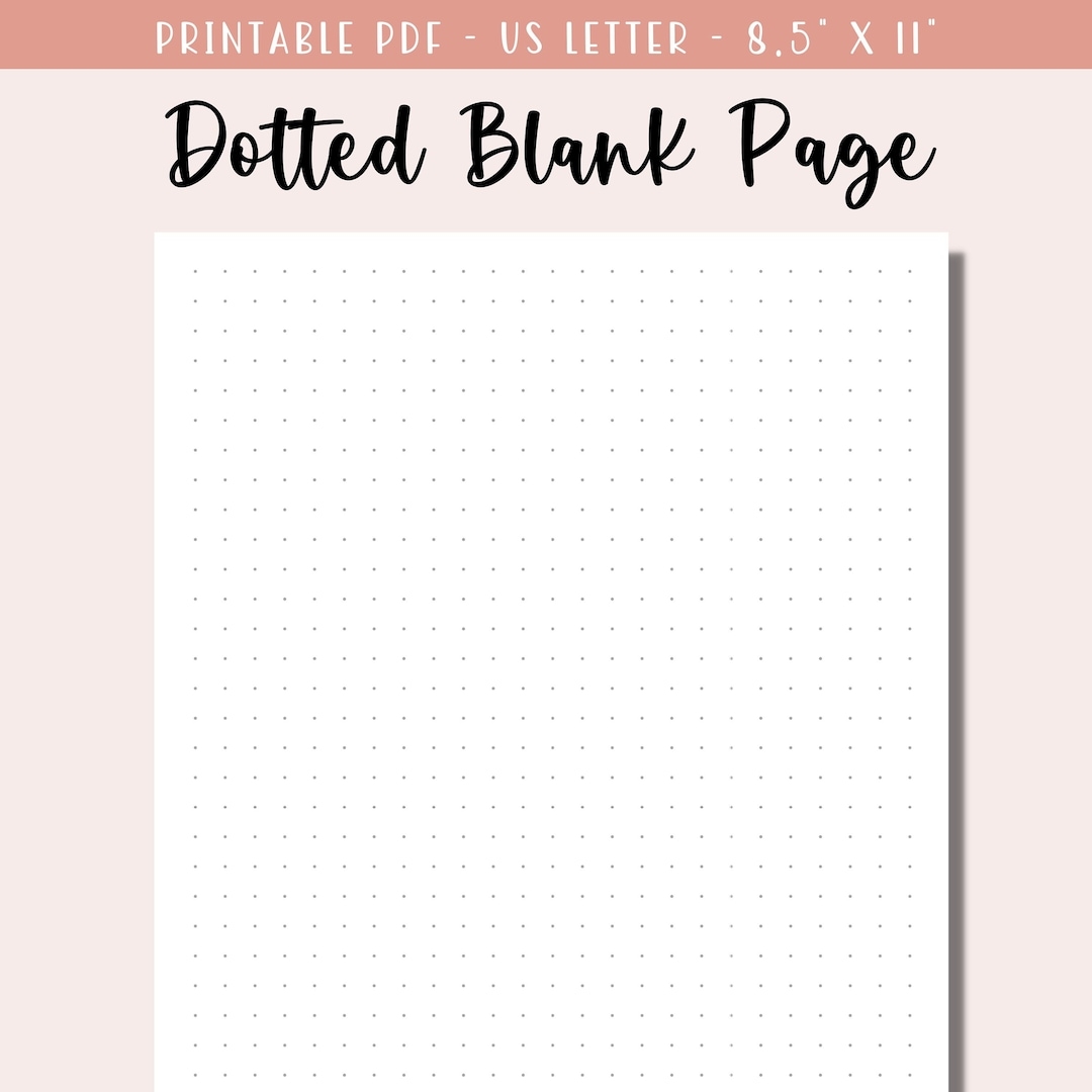Printable Dotted Paper