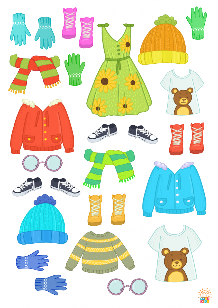 Printable Dress Up Paper Dolls Family Amax Kids