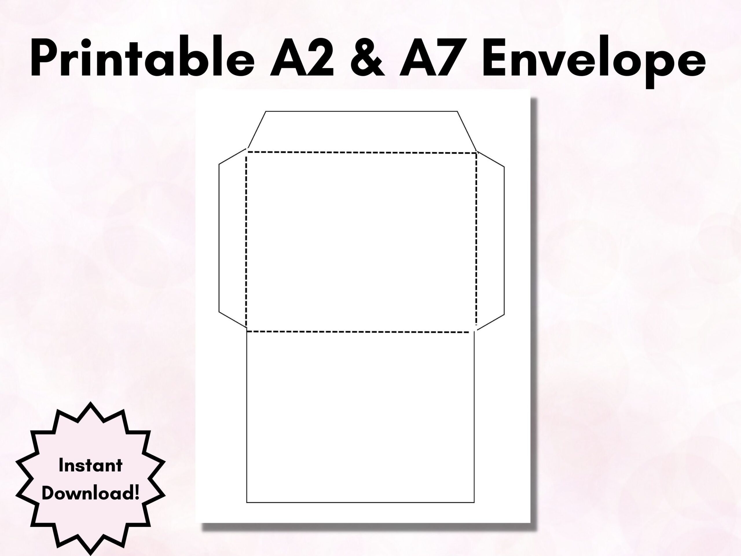 Envelope Format Printable