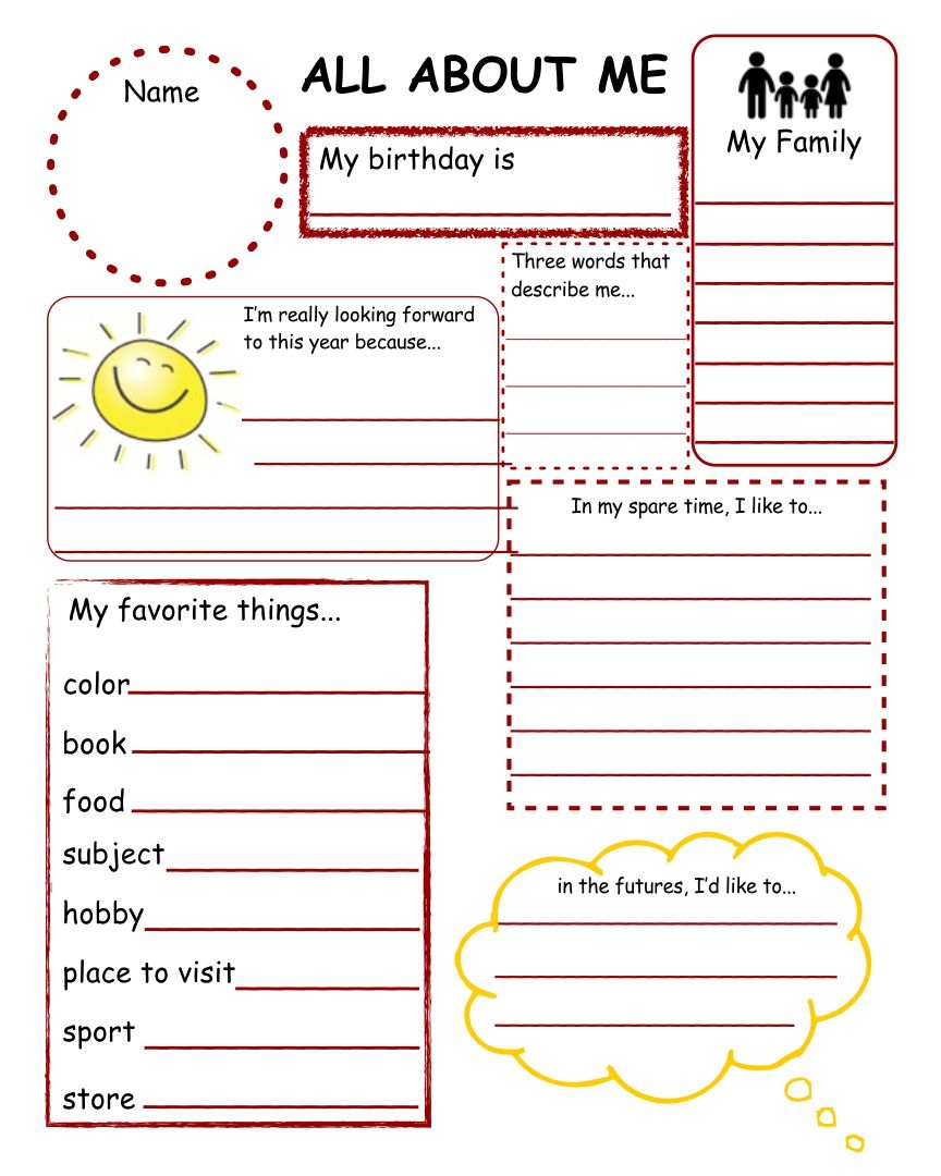 Free Printable Get To Know You Worksheet