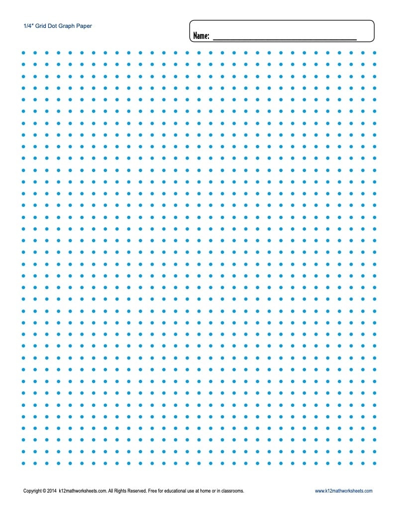 Printable Graph Paper 1/4