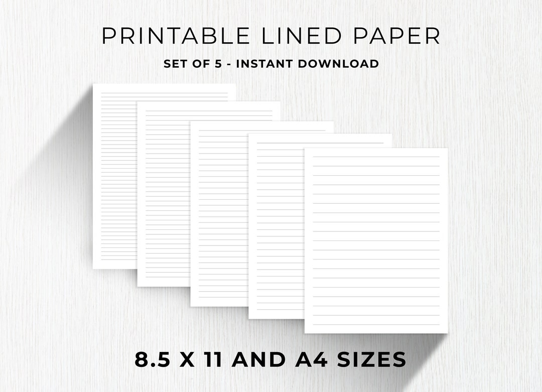 Printable Ruled Paper