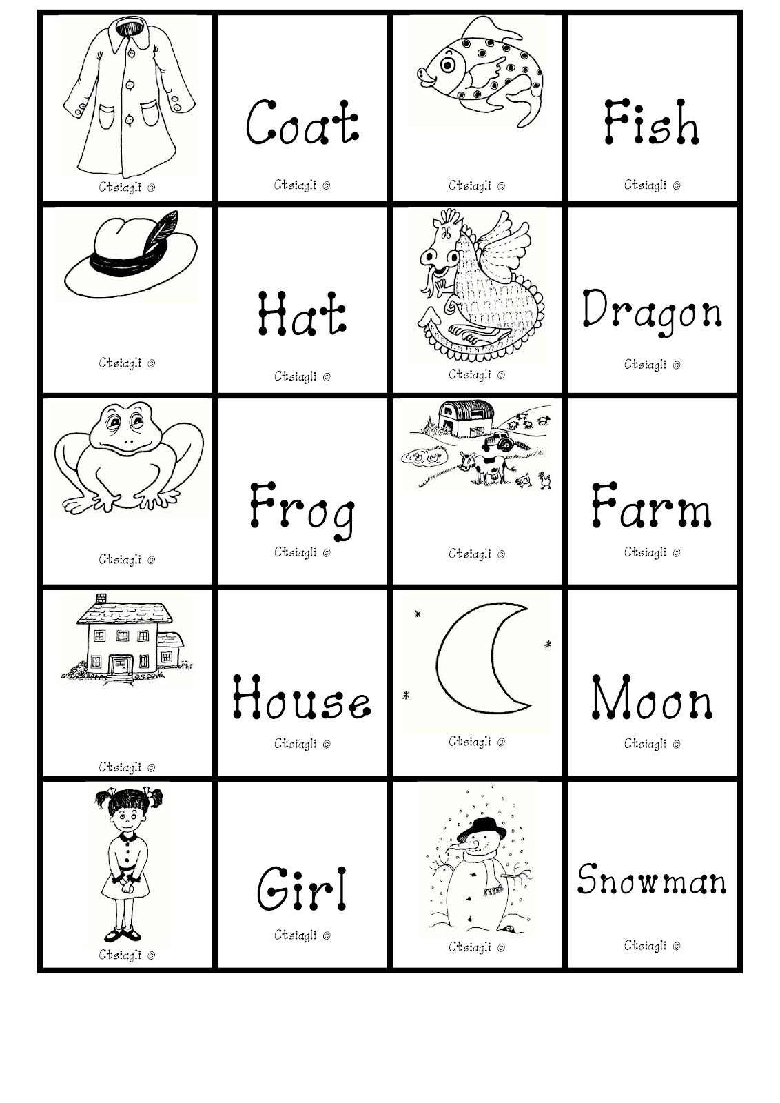 Printable Memory Activities Printable Party Favors