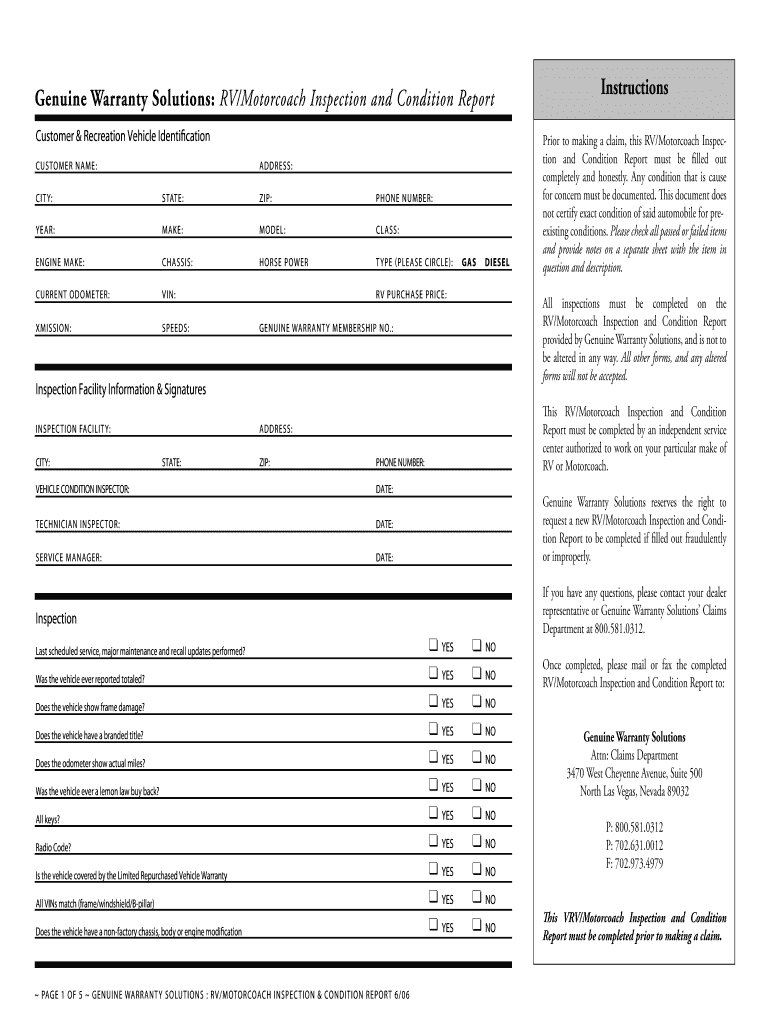 Printable Trailer Inspection Form